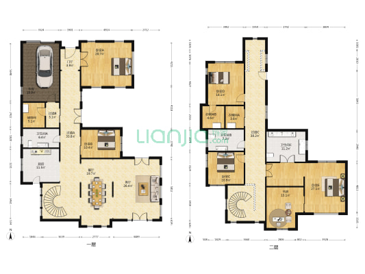 阳光海岸(别墅) 6室2厅3卫 325平方