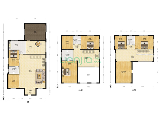 康馨园别墅 7室2厅4卫 336平方