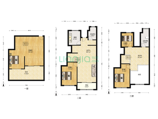 文一豪门金地 4室2厅2卫 168平方