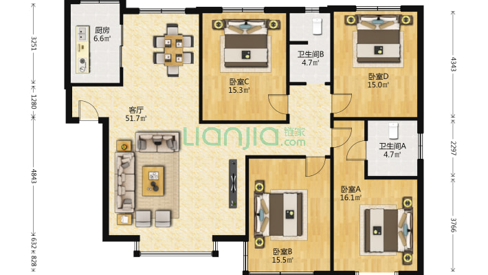 江滨家园二期二手房实景图