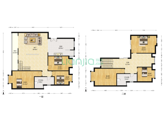 花溪御院 6室1厅2卫 268平方