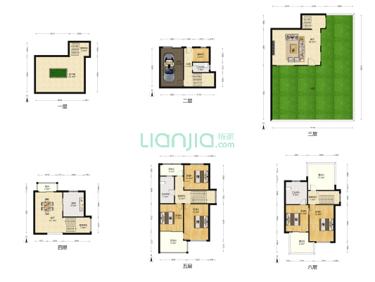 东苑半岛花园(别墅) 5室2厅3卫 240平方