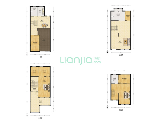世纪嘉城 4室2厅3卫 228平方