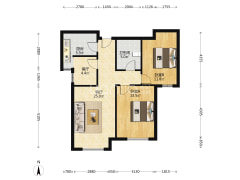 全阳三居，采光好，次卧无遮挡。-涿州鸿坤理想湾南区户型图
