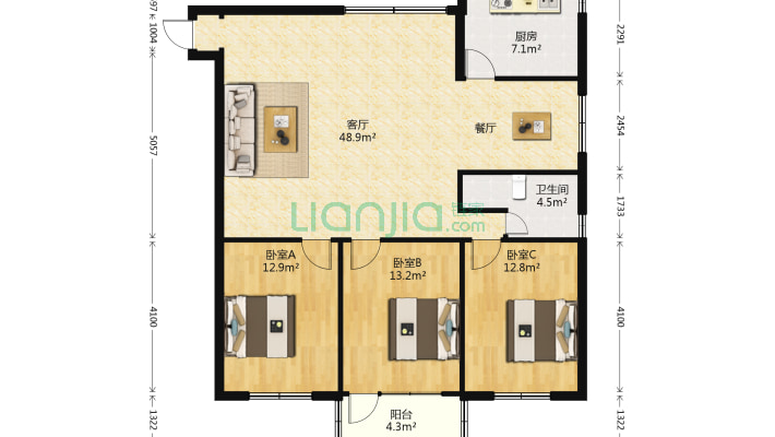 祭酒岭商住楼二手房实景图