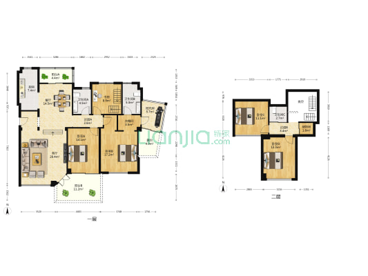 国贸金门湾大德沙 5室2厅3卫 138平方