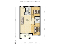 大社区，一梯两户，毛坯房随意装修，环境好-涿州桃源新都孔雀城户型图