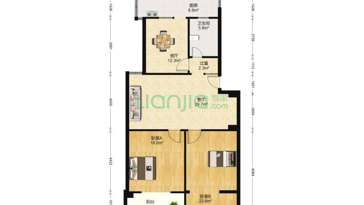 锦城小区二手房实景图