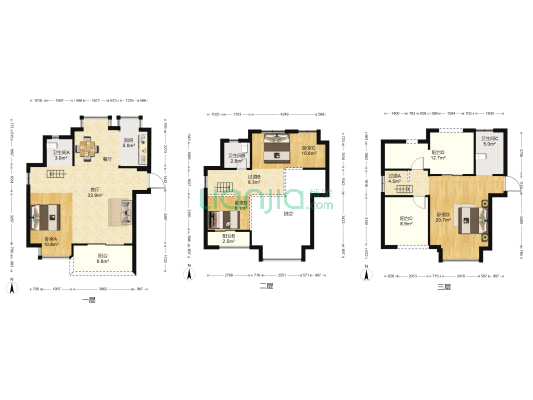 阳光城檀悦 4室1厅3卫 159平方