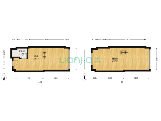 青联大厦 1室0厅1卫 41平方