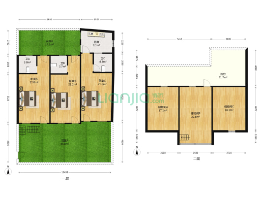 水潭巷散盘 3室0厅3卫 100平方