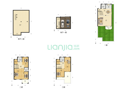 枫丹白露 5室2厅4卫 290平方