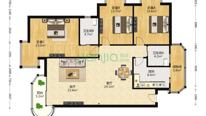 天集大厦二手房实景图
