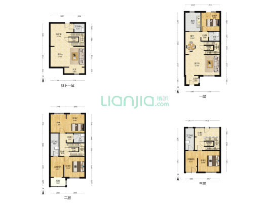路劲阳光城五期 5室3厅5卫 138平方