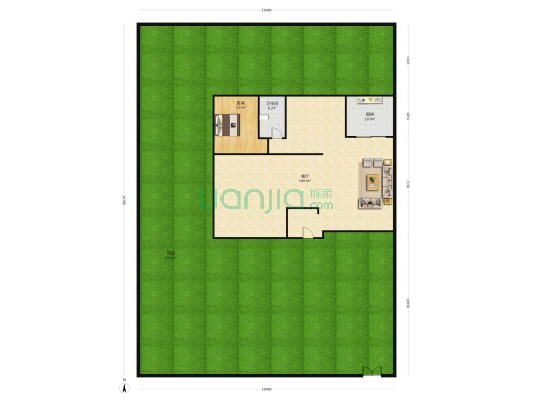 碧桂园滨湖城凤栖湖畔 1室1厅1卫 349平方