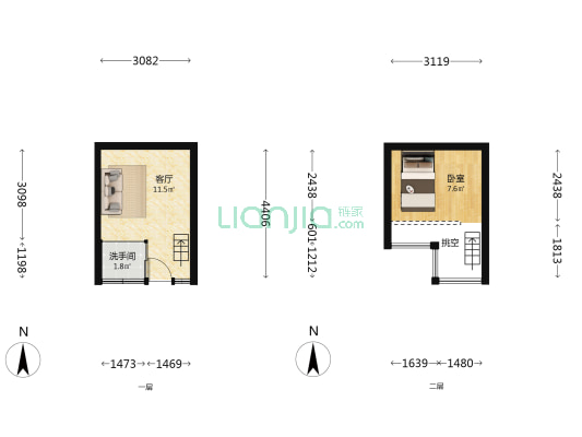 大红罗厂南巷 1室1厅1卫 20平方