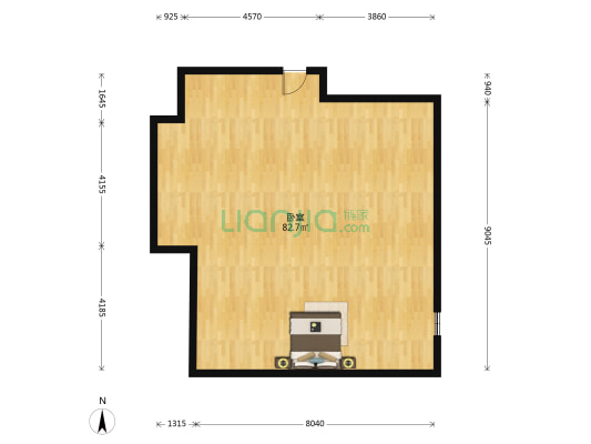 大沙头三马路9号大院 1室0厅0卫 83平方