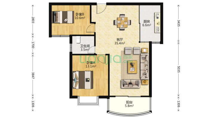 金源华庭二手房实景图