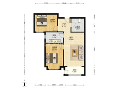 房子户型方正采光充足，居住舒适-涿州香邑溪谷上园户型图