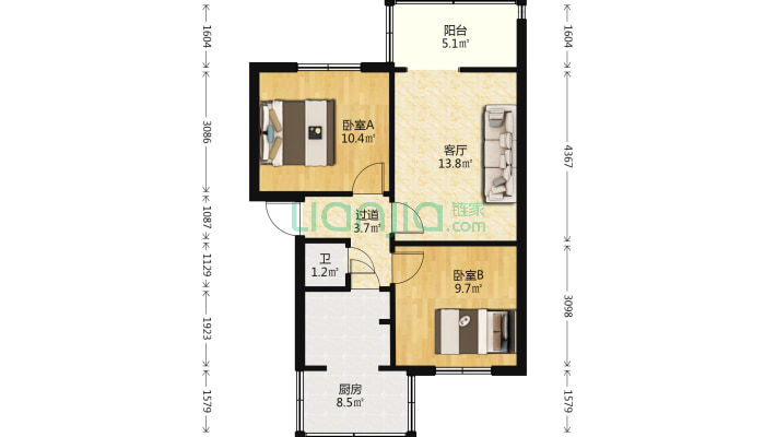 普照常村二手房实景图