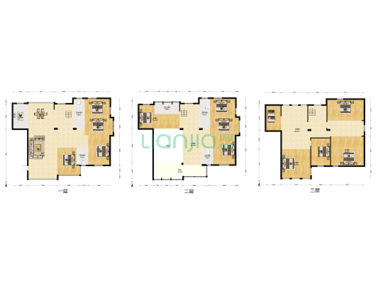 中庚香山美地 13室2厅5卫 277平方