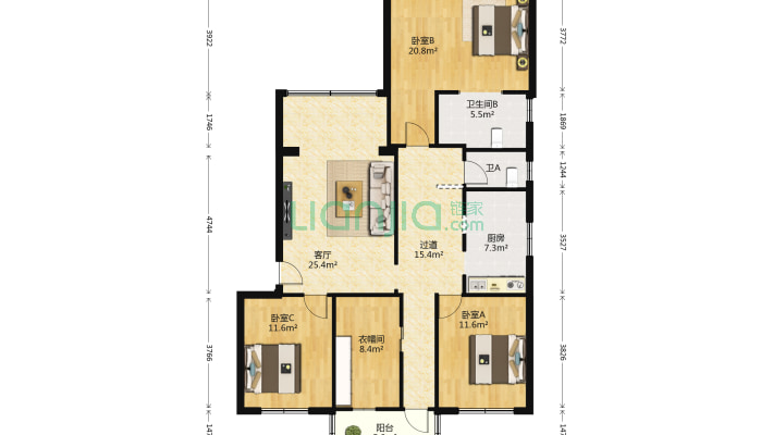 东葛路66号二手房实景图