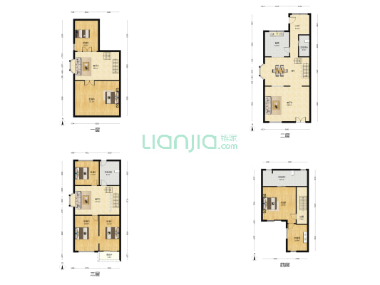 现代御墅 6室3厅3卫 304平方