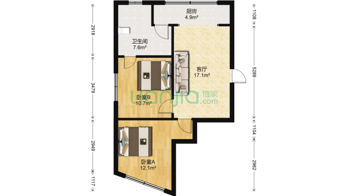 解放路8号二手房实景图