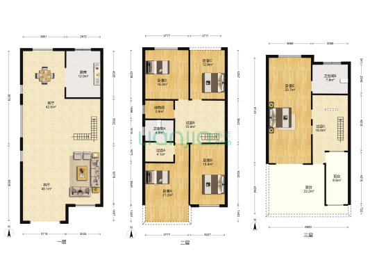 新祥·名府 5室2厅2卫 455平方