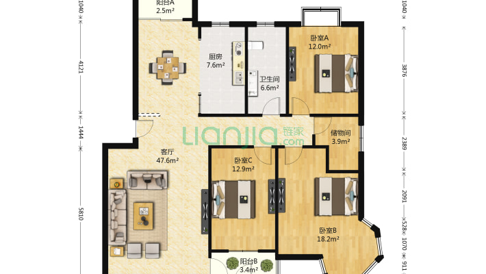 玉河经典二手房实景图