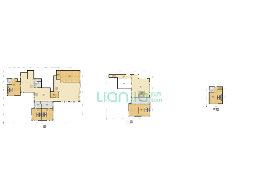 山顶花园别墅 5室1厅6卫 341平方