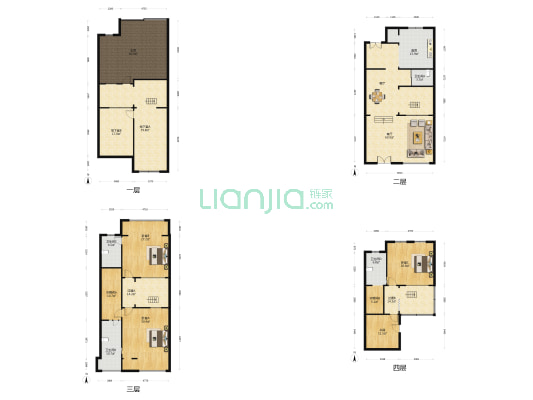 新湖明珠城里昂苑 4室1厅4卫 346平方