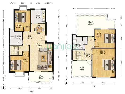上大阳光乾静园 4室2厅2卫 0平方
