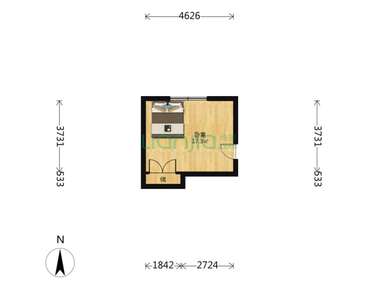 大兴新邨 1室0厅0卫 26平方