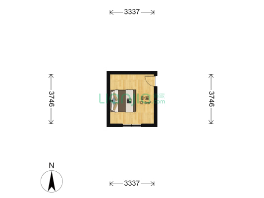 广电小区 1室0厅0卫 68平方