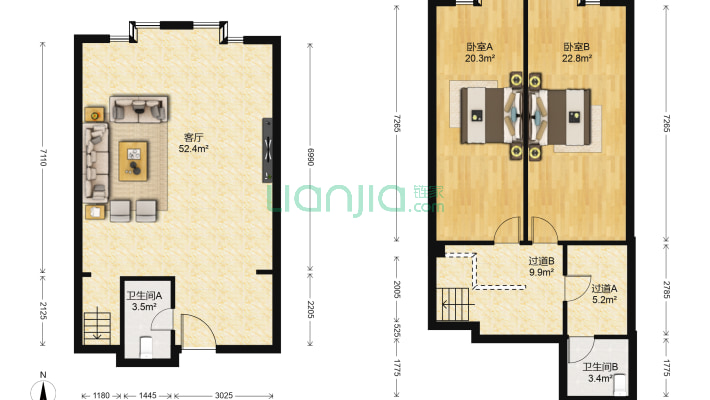 昆明科技创新园时代创富二手房实景图