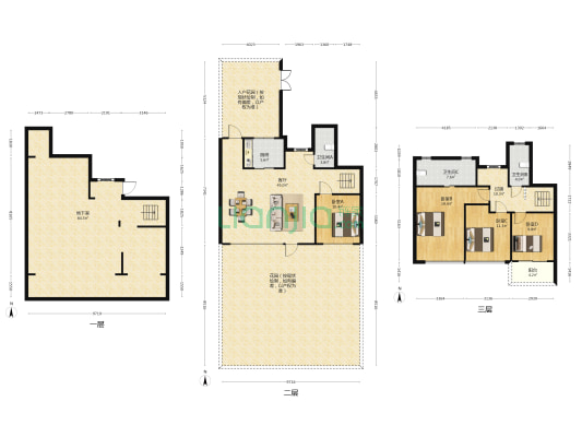 世纪金源紫檀南长里 4室1厅3卫 271平方