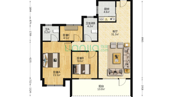 碧桂园凤凰台二手房实景图