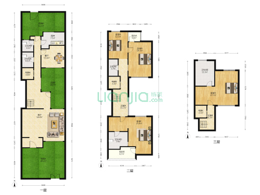 合润御府 4室2厅5卫 461平方