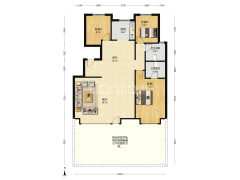 2024年交房，南北通透的三居室，楼前无其他楼栋-涿州紫樾华庭二期户型图