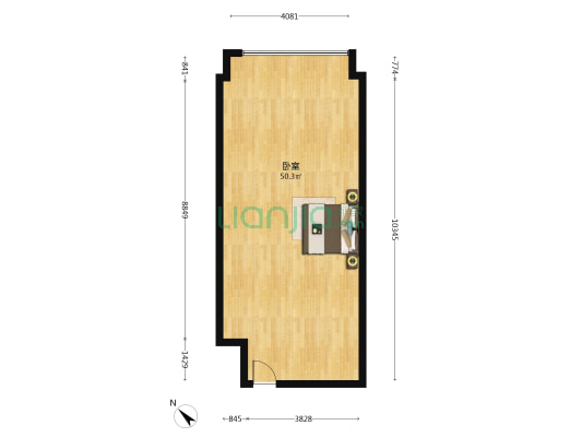 长江中心云玺 1室0厅0卫 73平方