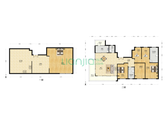 绿地琥珀半岛 5室1厅3卫 347平方