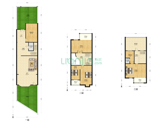 仁爱濠景庄园禄景园 4室1厅2卫 232平方