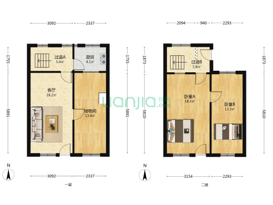 府前街 2室1厅0卫 105平方