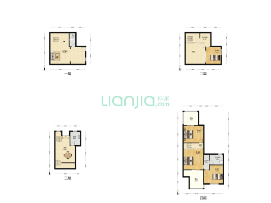 世茂纳米魔幻城 4室1厅3卫 153平方