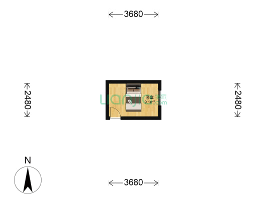 金业缇香山 1室0厅0卫 94平方