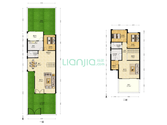 恒大金碧天下锦绣区 3室3厅3卫 185平方