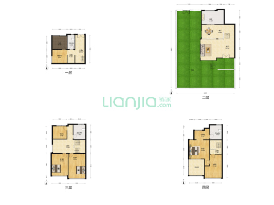 绿洲别墅 5室2厅3卫 264平方