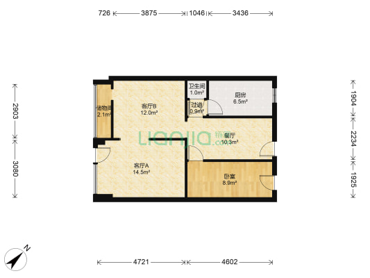 凤溪大道中段33号 1室3厅1卫 220平方