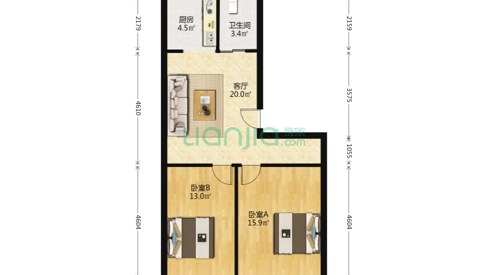 电力宿舍二手房实景图